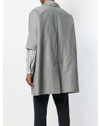 Cappotto di lino grigio