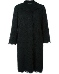Cappotto di pizzo nero di Dolce & Gabbana