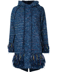 Cappotto di tweed blu scuro di Coohem
