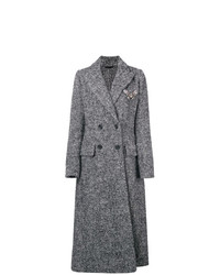 Cappotto di tweed grigio di Ermanno Scervino