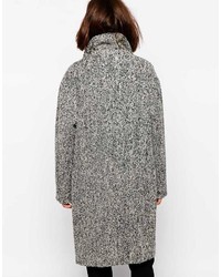 Cappotto di tweed grigio di Selected