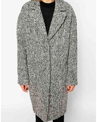 Cappotto di tweed grigio di Selected