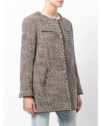 Cappotto di tweed grigio di Chanel Vintage