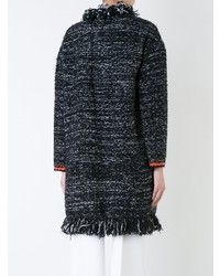 Cappotto di tweed nero di Giambattista Valli