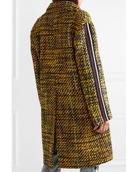 Cappotto di tweed senape di Koché