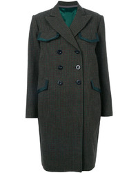 Cappotto di tweed verde scuro
