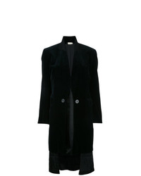 Cappotto di velluto nero di Comme Des Garçons Vintage