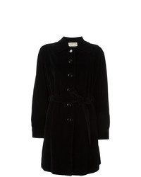 Cappotto di velluto nero di Emanuel Ungaro Vintage
