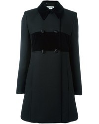 Cappotto di velluto nero di Saint Laurent