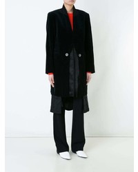 Cappotto di velluto nero di Comme Des Garçons Vintage