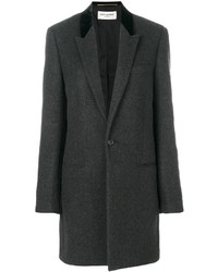 Cappotto grigio scuro di Saint Laurent