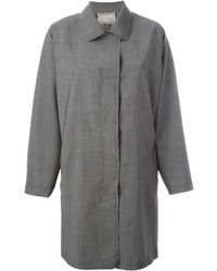 Cappotto in mohair grigio di Lanvin