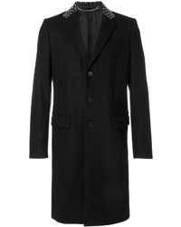 Cappotto in pelle nero di Givenchy