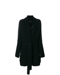Cappotto lavorato a maglia nero di Yohji Yamamoto Vintage