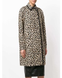 Cappotto leopardato marrone chiaro di N°21