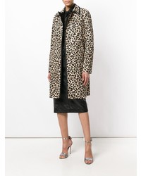 Cappotto leopardato marrone chiaro di N°21