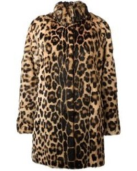 Cappotto leopardato marrone di Blugirl