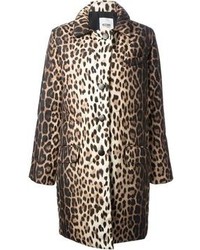 Cappotto leopardato marrone di Moschino Cheap & Chic