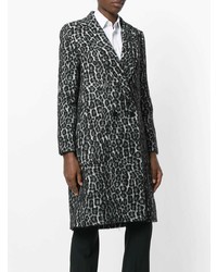 Cappotto leopardato nero e bianco di MICHAEL Michael Kors