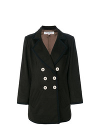 Cappotto marrone scuro di Yves Saint Laurent Vintage
