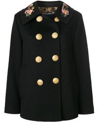 Cappotto nero di Dolce & Gabbana