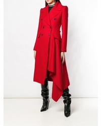 Cappotto rosso di Alexander McQueen