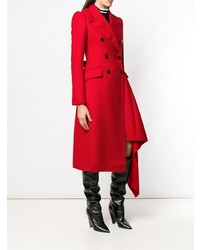Cappotto rosso di Alexander McQueen