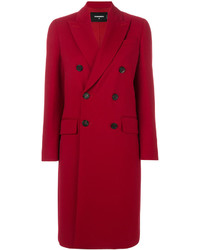 Cappotto rosso di Dsquared2