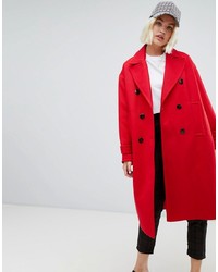 Cappotto rosso di Pull&Bear