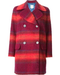 Cappotto scozzese rosso di Stella Jean