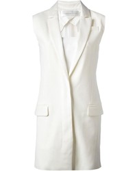 Cappotto senza maniche bianco di Victoria Beckham