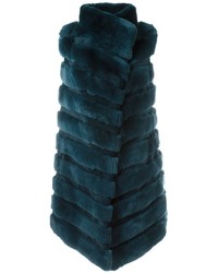 Cappotto senza maniche blu scuro di Yves Salomon