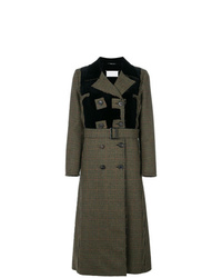 Cappotto stampato grigio scuro di Maison Margiela