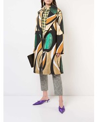 Cappotto stampato multicolore di Rochas