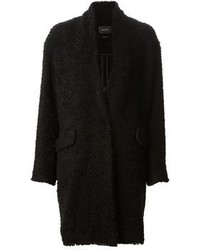 Cappotto testurizzato nero di Isabel Marant