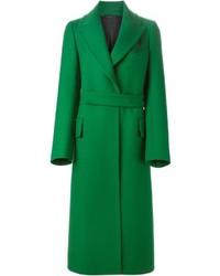 Cappotto verde di Jil Sander