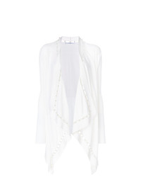 Cardigan aperto decorato bianco di Givenchy