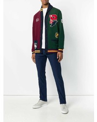 Cardigan con collo a scialle multicolore di Polo Ralph Lauren