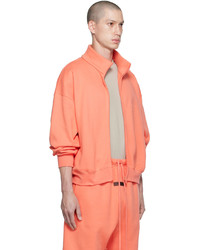Cardigan con zip arancione di Essentials