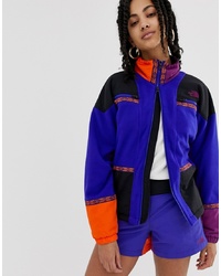 Cardigan con zip di pile multicolore di The North Face