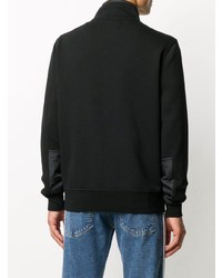 Cardigan con zip nero di Calvin Klein Jeans