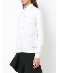 Cardigan decorato bianco di Givenchy