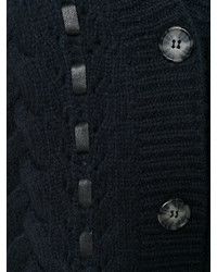 Cardigan decorato blu scuro di Twin-Set