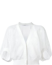 Cardigan lavorato a maglia bianco di Givenchy