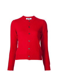 Cardigan rosso di Comme Des Garcons Play