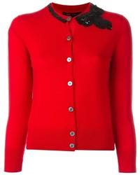 Cardigan rosso di Marc Jacobs