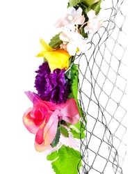 Cerchietto a fiori multicolore di Asos