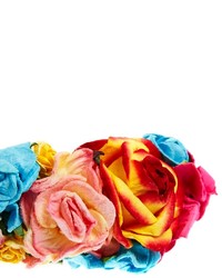 Cerchietto a fiori multicolore di Johnny Loves Rosie