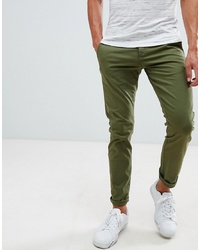 Chino verde oliva di Selected Homme