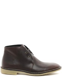 Chukka in pelle marrone scuro di Frank Wright